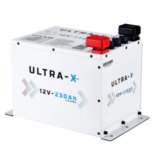 KickAss Smart 12V 230Ah Ultra-X Lithium Compact Deep Cycle Battery LiFePO4 - Arctic White