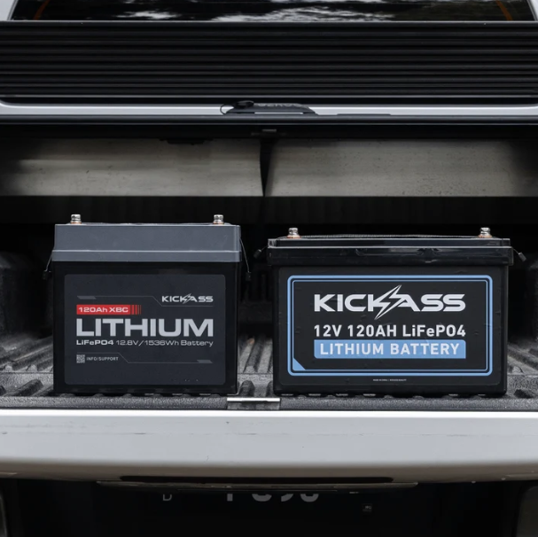 KickAss 12V 120Ah Lithium Compact Deep Cycle Battery LiFePO4 - Image 4