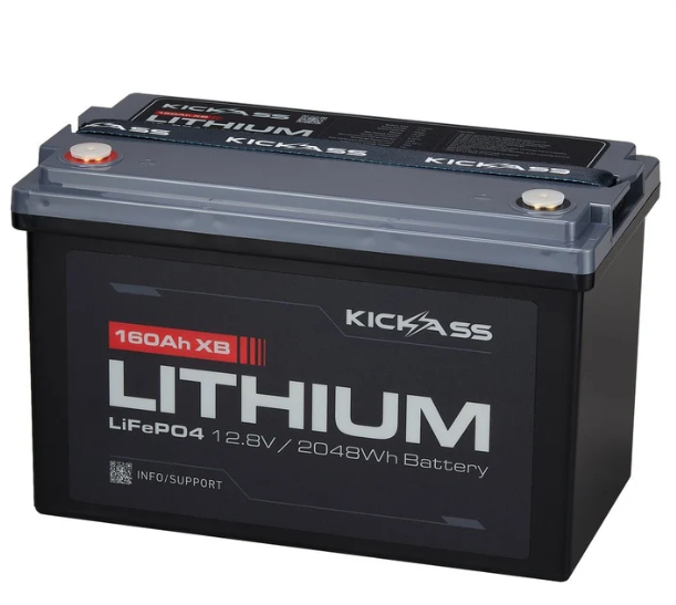 KickAss 12V 160Ah Lithium Deep Cycle Battery LiFePO4