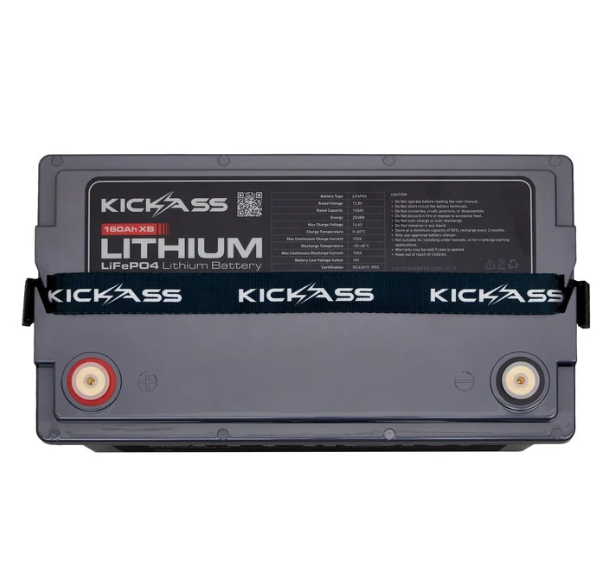 KickAss 12V 160Ah Lithium Deep Cycle Battery LiFePO4 - Image 4