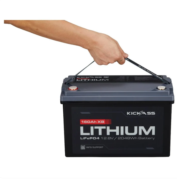 KickAss 12V 160Ah Lithium Deep Cycle Battery LiFePO4 - Image 2