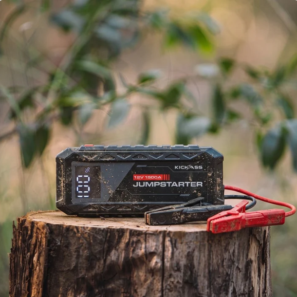 KickAss 12V, 1500A Portable Car Jump Starter with Power Bank - 3000A Peak - Image 3