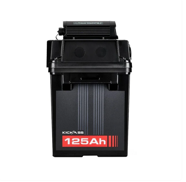 KickAss Smart 125Ah Lithium Battery Box Power Station with 25A DCDC Charger + Integrated Bluetooth - Image 6